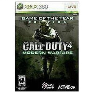 Used Xbox 360 Call of Duty 4 Modern Warfare Game of The Year Edition Video Game